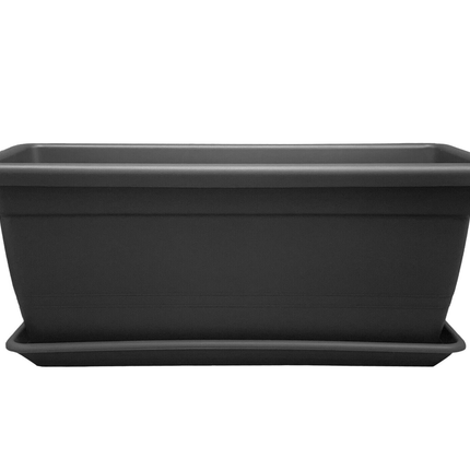 Fioriera Anthea Grande Rettangolare Con Sottovaso 80-100 Cm