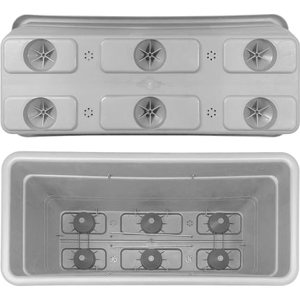 Fioriera Anthea Grande Rettangolare Con Sottovaso 80-100 Cm