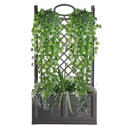 Bama Fioriera Separè Resina 120L Per Giardino Piante Fiori