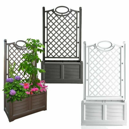 Fioriera con spalliera Separé da 80cm con Fioriera Interna in plastica dura bama