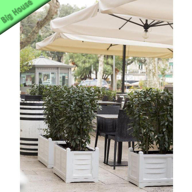 Bama Fioriera In Resina Arredo 80Cm Giardino Per Piante Fiori Grande Elegante