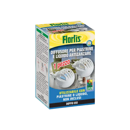 Flortis Diffusore Pesticida Insetticida Zanzare + Ricariche Protegge 45 Notti