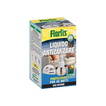 Flortis Diffusore Pesticida Insetticida Zanzare + Ricariche Protegge 45 Notti