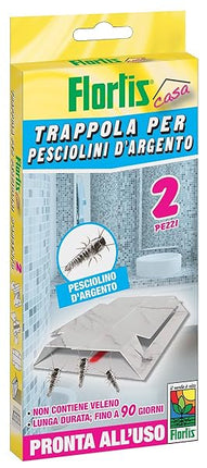 Flortis Trappola Pesciolini d'Argento, 2 Pezzi Flortis
