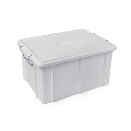 Giganplast Food Box Contenitore Con Coperchio Per Alimenti In Plastica Bianco E Trasparente