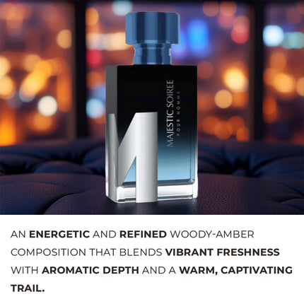 Majestic Soirée Pour Homme – Profumo Uomo Eau de Toilette 100 ml | Eleganza Aromatica e Moderna | Tipo Y Tutto Tutto Meno Meno®