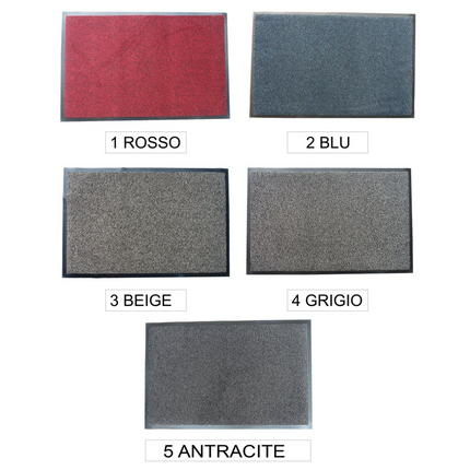 Giacomini & Gambarova Tappeto Antiscivolo Nevada Asciugapassi Passatoia Tinta Unita Zerbino Grande Giacomini & Gambarova