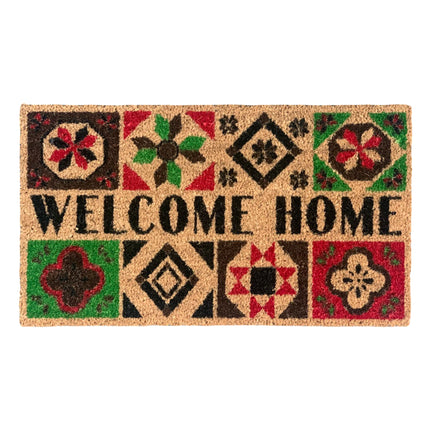 Sicignano Zerbino in Fibra di Cocco Gulliver 40x70 cm con Fondo Antiscivolo – Tappeto Ingresso Interno/Esterno per Casa, Ufficio e Negozi Welcome Home Casalinghi Sicignano