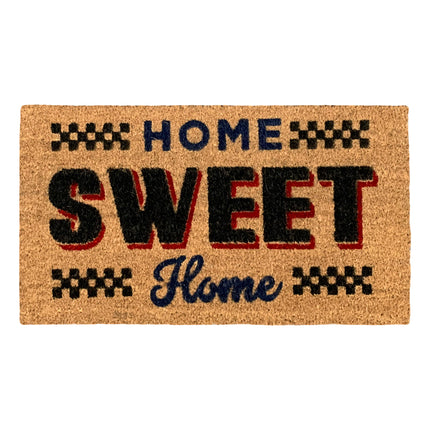 Sicignano Zerbino in Fibra di Cocco Gulliver 40x70 cm con Fondo Antiscivolo – Tappeto Ingresso Interno/Esterno per Casa, Ufficio e Negozi Home Sweet Home (Blu) Casalinghi Sicignano