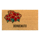 Zerbino Ingresso in Cocco 100% Naturale – Rettangolare 40×70 cm, Diverse Fantasie Benvenuto floreale Casalinghi Sicignano