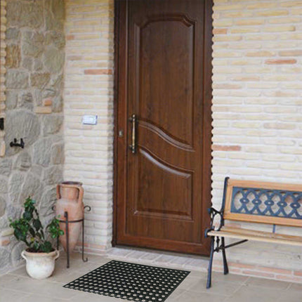 Sicignano Zerbino Compos 40X60Cm Gomma Antiscivolo Drenante Per Esterni