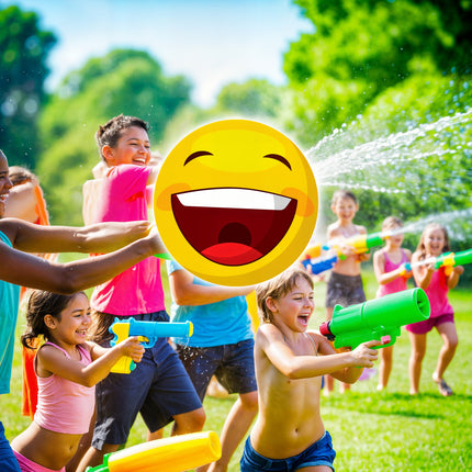 Apel Plastik Pistola Acqua 28X15 Cm – Spara Fino A 10 Metri, Plastica, Colori Assortiti, Gioco Divertente Per Bambini In Spiaggia E Giardino