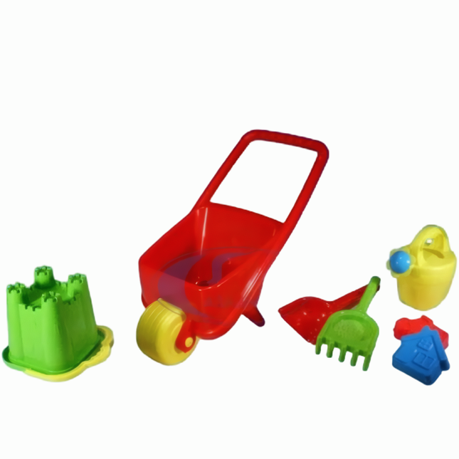 Apel Plastik Carriola Spiaggia Con Secch. E Paletta 4Pz.