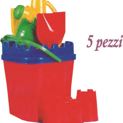 Apel Plastik Secchiello Mare Castello Con 3 Form. 5 Pz.