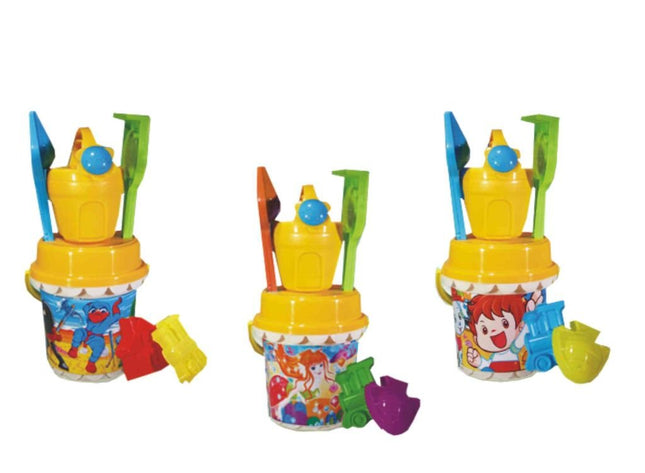 Apel Plastik Secchiello Mare Completo C/Grafica 7 Pz. Apel Plastik