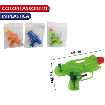 Pistola Acqua in Plastica Resistente con Getto Regolabile, Gioco Estivo per Bambini