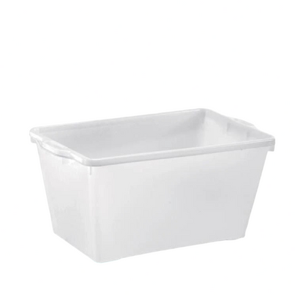 Giganplast Cesta Pane Chiusa Rettangolare Bianca - 80X52X40Cm Giganplast