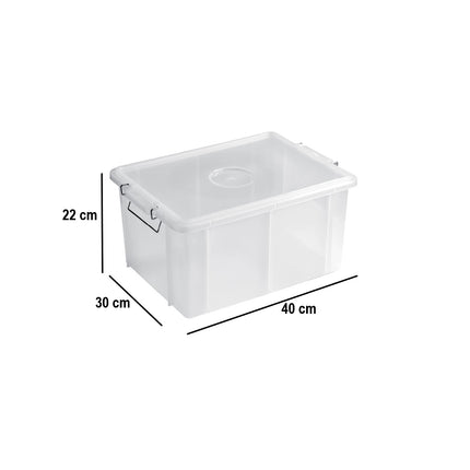 Giganplast Cassetta Box Con Coperchio In Varie Dimensioni Per Organizzazione E Conservazione Pratica Horeca