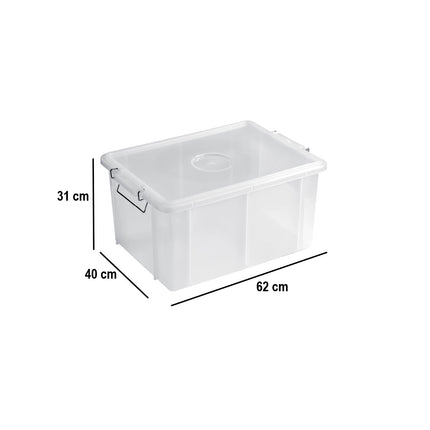 Giganplast Cassetta Box Con Coperchio In Varie Dimensioni Per Organizzazione E Conservazione Pratica Horeca