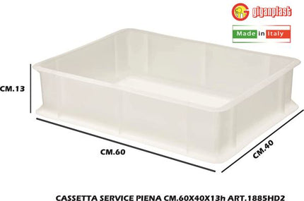 Giganplast Cassetta Service Piena Contenitori Per Panetti Pizza E Alimentari In Vari Dimensioni