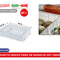 Giganplast Cassetta Service Piena/Forata in Polietilene, per Alimenti, Lavastoviglie, Forno, Freezer, Made in Italy Cassetta Piena 40 x 30 x 10h cm Giganplast