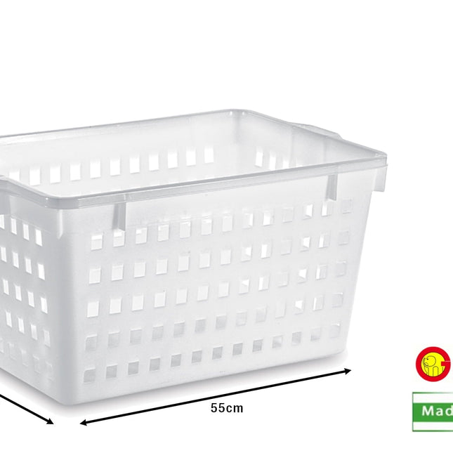 Giganplast Cassetta Aperta Forata Per Pane Senza Coperchio In Diverse Misure Robuste E Funzionali Horeca 50x34x30 cm Giganplast
