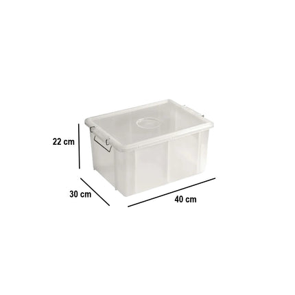 Giganplast Cassetta Box Con Coperchio In Varie Dimensioni Per Organizzazione E Conservazione Pratica Horeca