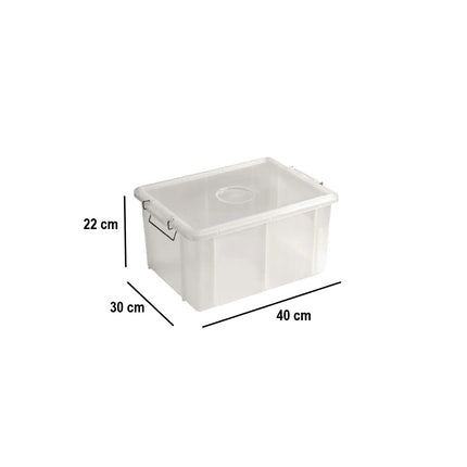Giganplast Cassetta Box Con Coperchio In Varie Dimensioni Per Organizzazione E Conservazione Pratica Horeca Giganplast
