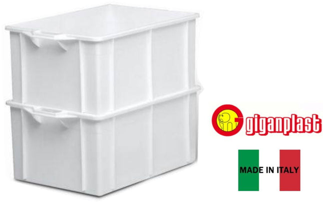 Giganplast Cassetta Diamant Impilabile Senza Coperchio 40X30X21 Cm Horeca Giganplast