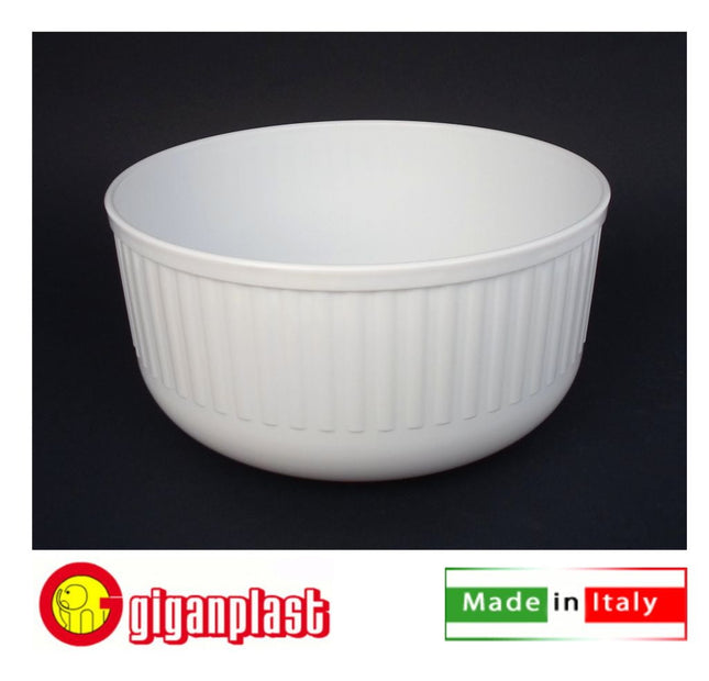 Giganplast Insalatiere Tonde Bianche In Varie Dimensioni E Capacità Per Ogni Esigenza In Cucina Giganplast
