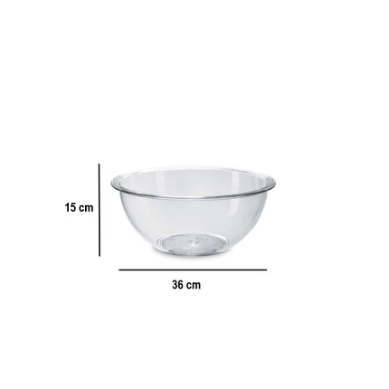 Giganplast Insalatiera Cristal In Policarbonato Con Capacità Ampia Per Uso Cucina E Buffet
