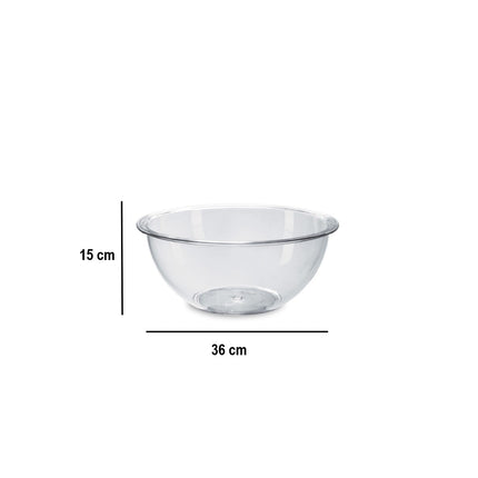 Giganplast Insalatiera Cristal In Policarbonato Con Capacità Ampia Per Uso Cucina E Buffet