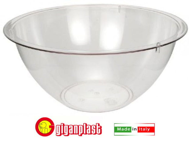 Giganplast Insalatiera Cristal In Policarbonato Con Capacità Ampia Per Uso Cucina E Buffet 10 Litri Giganplast