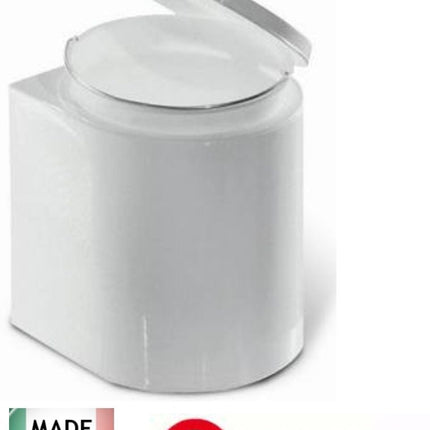Giganplast Pattumiera Pensile Con Secchio Estraibile 11 Litri - 27.5X27.5X30Cm Bianca Giganplast