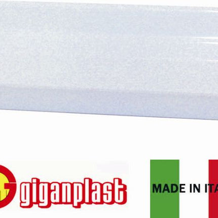 Giganplast Vassoio Espositore Rettangolare Bianco - 36X26X3.5Cm Giganplast