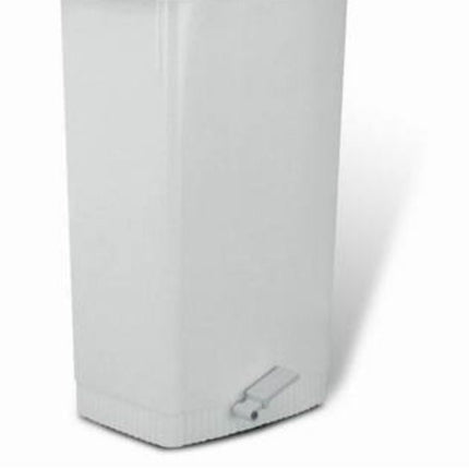 Giganplast Pattumiera Con Pedale E Reggisacco 60 Litri Bianca Giganplast