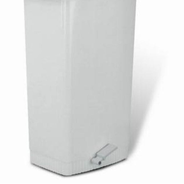 Giganplast Pattumiera Con Pedale E Reggisacco 60 Litri Bianca Giganplast