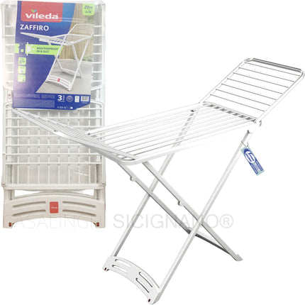 Kit Stendibiancheria Composto da Stendino Zaffiro + Diverse Configurazioni Stendino Vileda