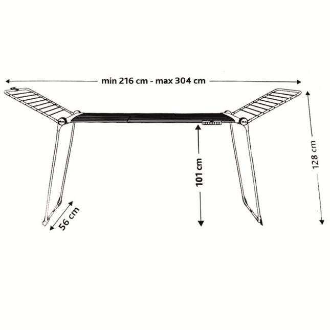 Vileda Stendibiancheria Estensibile Infinity Flex – 30m di Stenditura Vileda