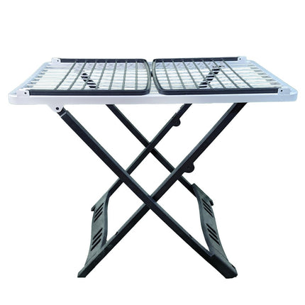 New Garden Stendino Pieghevole Antiscivolo con Ruote Aladino, 20 metri di Stenditura, 100% Resina, con Gancio Sicurezza, Stabile, Made in Italy New Garden