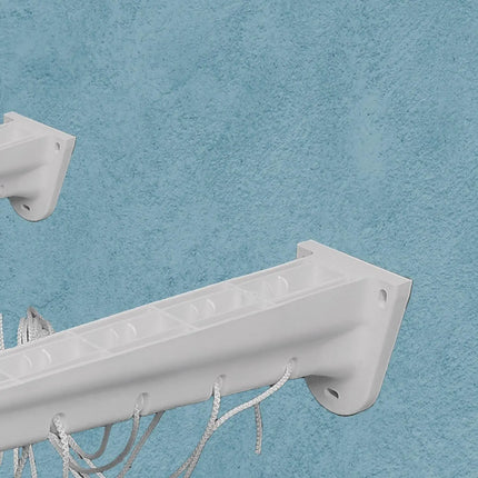 Stendino Panni Parete/Soffitto 160Cm Plastica Versatile Antiruggine Salvaspazio