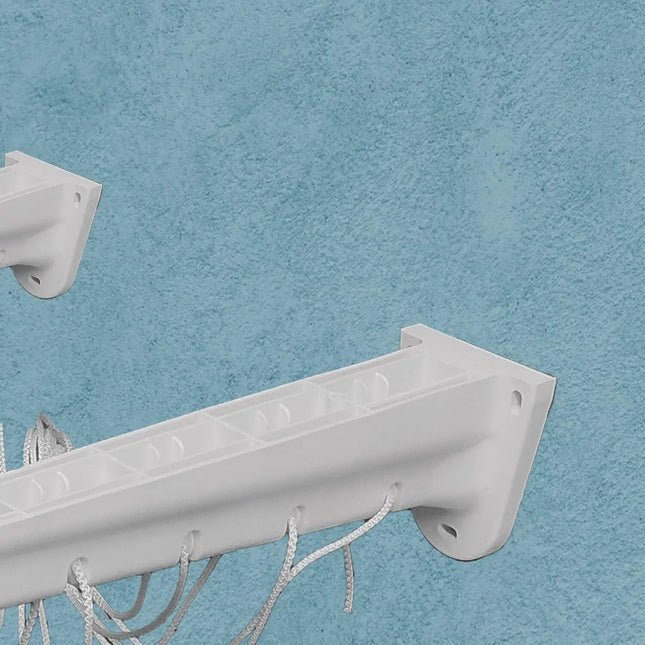 Stendino Panni Parete/Soffitto 140Cm Plastica Versatile Antiruggine Salvaspazio