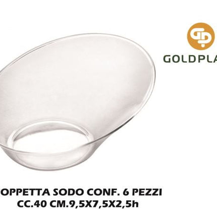 Coppetta Sodo San Trasp. Cc.40 Conf. 6 Pz. Goldplast