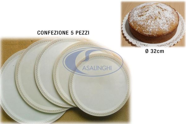 Vassoio Trinati Conf. 5 Pz. Cm.32 GP Plast
