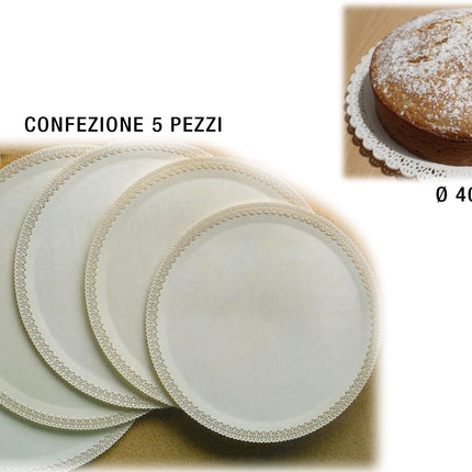 Vassoio Trinati Conf. 5 Pz. Cm.40 GP Plast