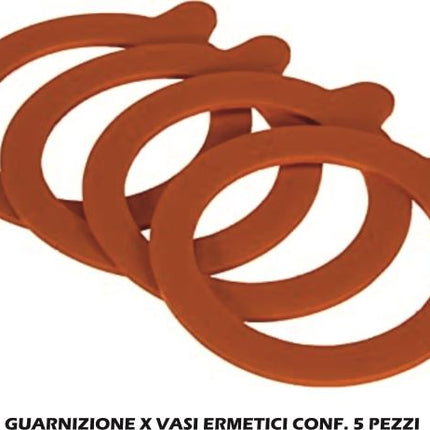 Guarnizione X Vasi Ermetici Conf. 5 Pezzi-8050054380599