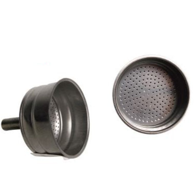 Imbuto Moka per Caffettiera in Acciaio per Preparazione Caffè Espresso Casalinghi Sicignano