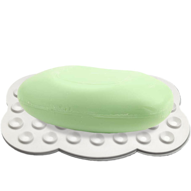 Poggiasapone Con Ventosa Bianco