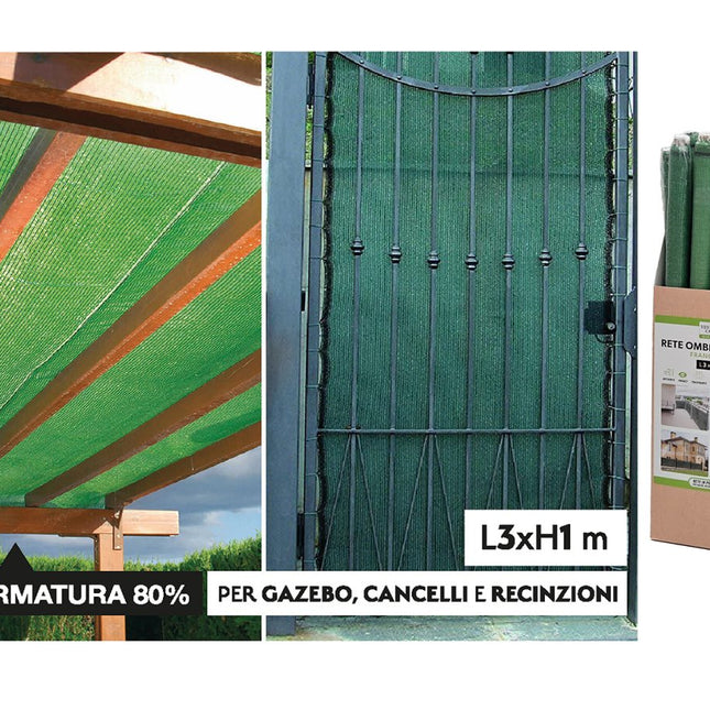 RETE OMBREGGIANTE MT.1X3 VERDE General Trade