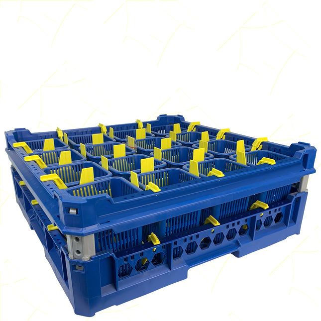 Genus Dei Cestello Impilabile Per Lavaggio 16 Cestini Portaposate Cm.51X51X17,5H
